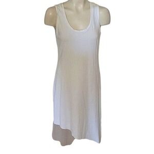 TOMMY BAHAMA Tank Dress Sleeveless Casual Asymmetrical Hem‎ White Dress XS beach